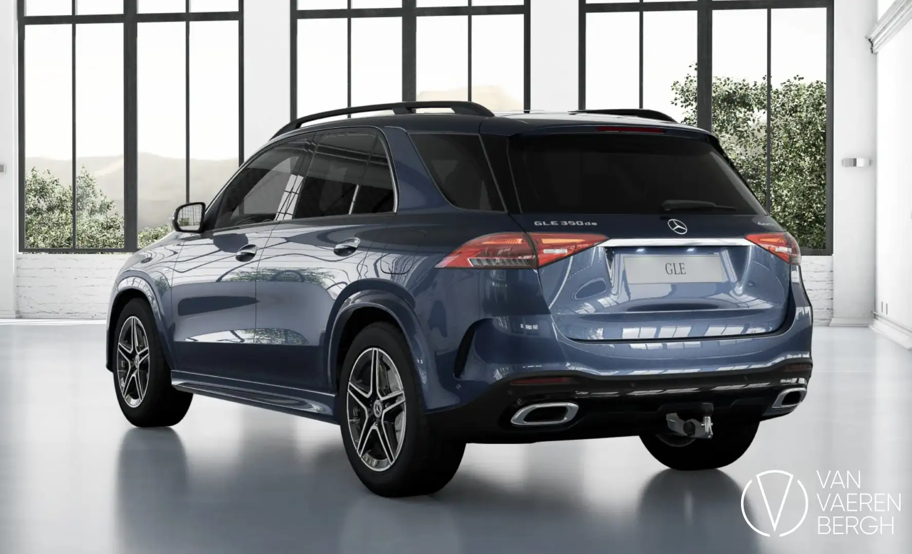 Mercedes-Benz GLE 350 de 4Matic AMG-Line Bleu - 2