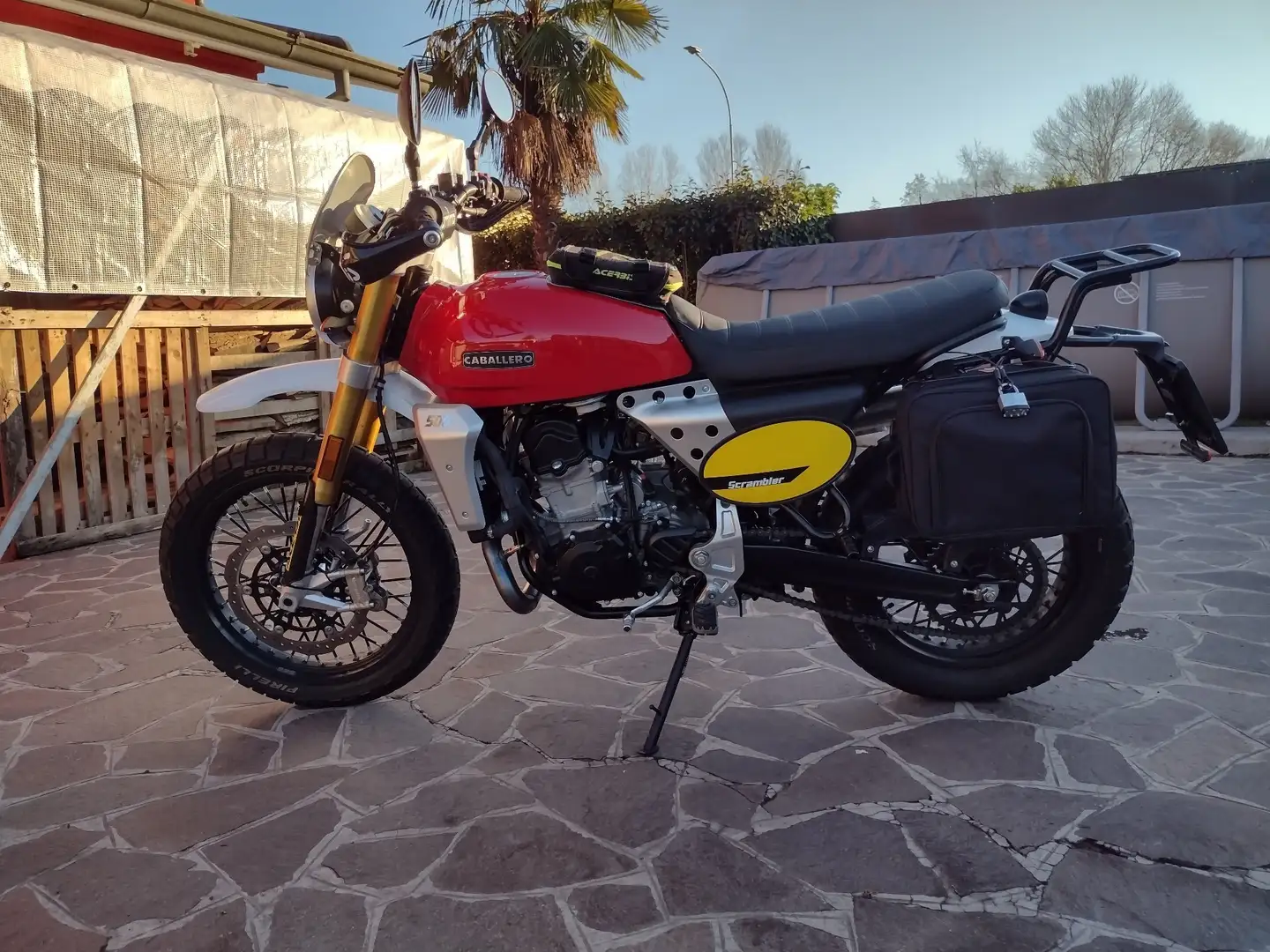 Fantic Caballero 500 scrambler Roşu - 1