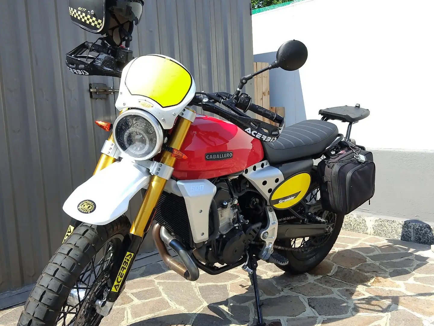 Fantic Caballero 500 scrambler Rosso - 2