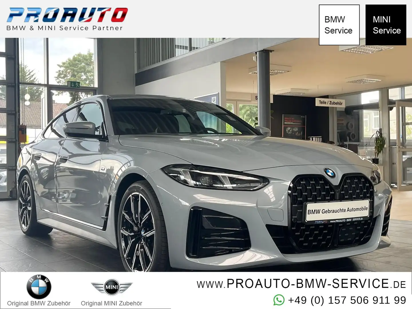 BMW 430 i xDrive GC M Sport LED/HUD/GSD/360°/19" Grau - 1