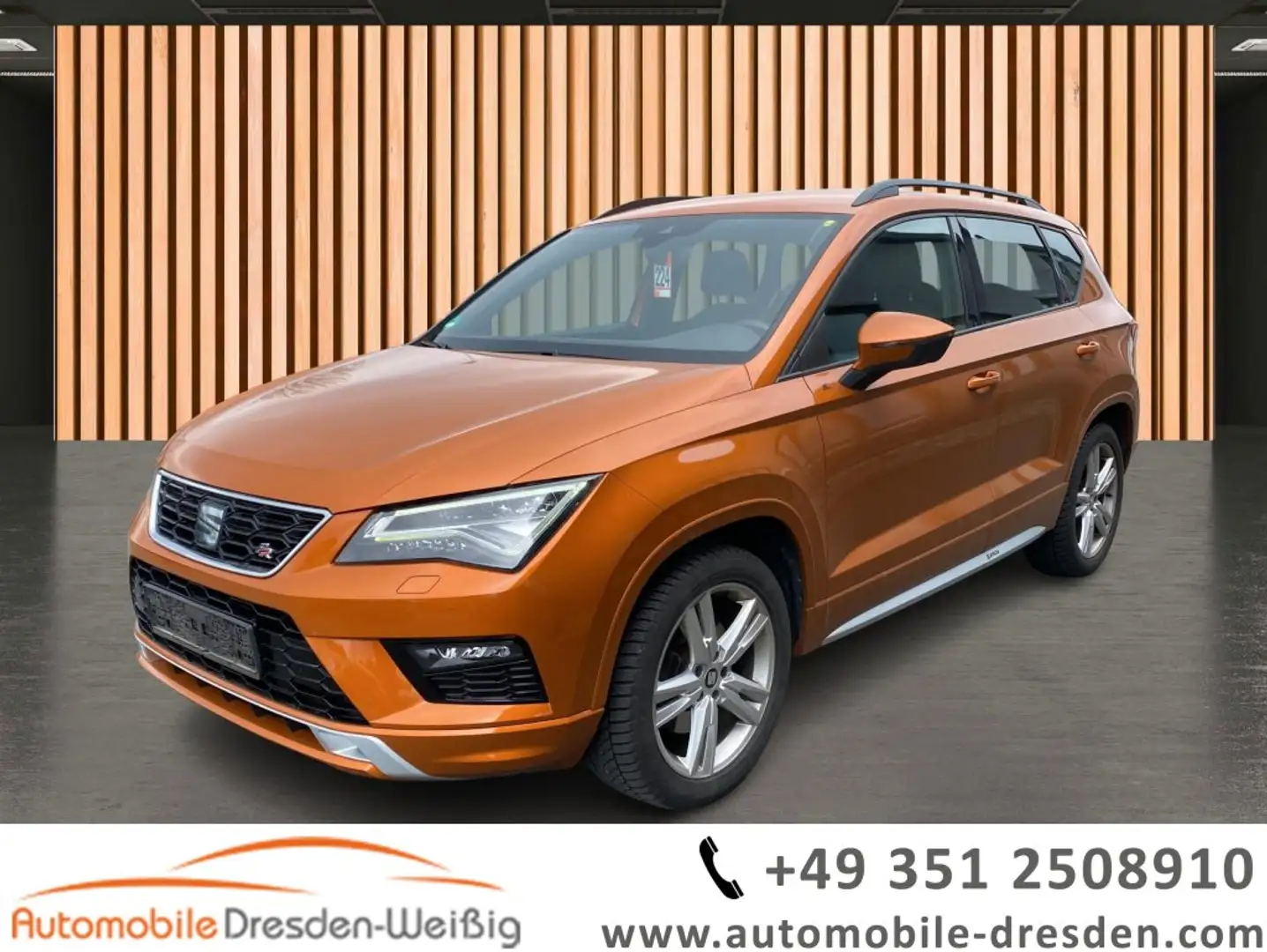 SEAT Ateca 1.4 TSI 4Drive FR*Navi*Kamera*DCC*LED*DAB* Orange - 1