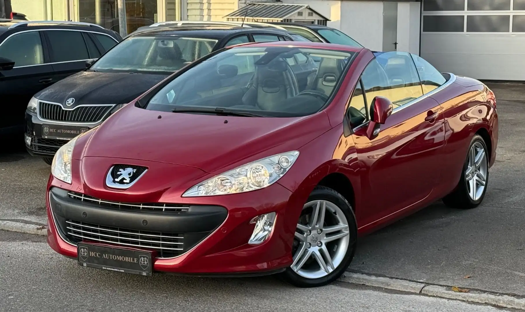 Peugeot 308 CC Cabrio-Coupe Premium-LEDER-KLIMA-SHZ- Rot - 2