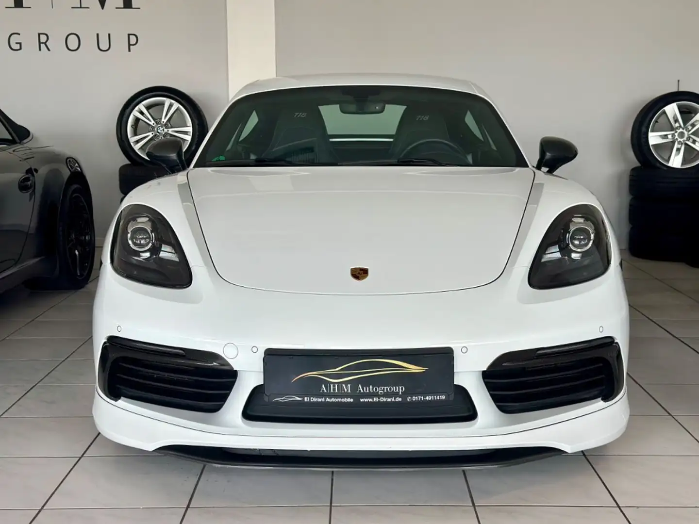 Porsche Cayman 718 Cayman T Carbon/Sportabgas/Navi/R-Cam/40TKM! Bílá - 2