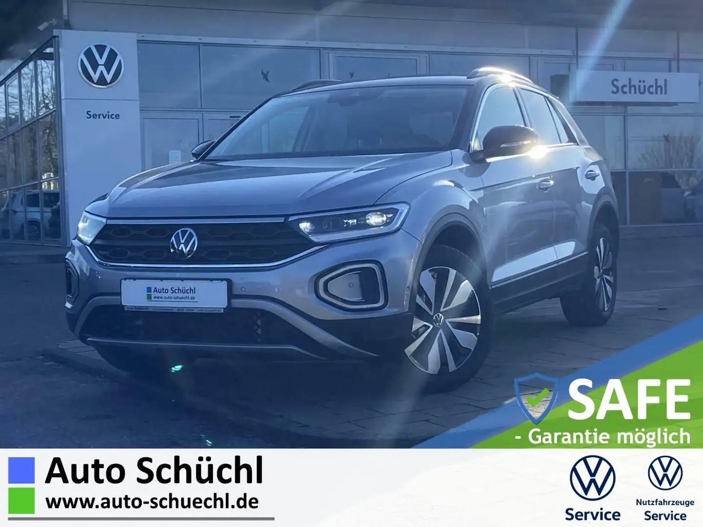 Volkswagen T-Roc 2.0 TDI DSG GOAL AHK+APP-CONNECT+VIRTUAL-C Silber - 1