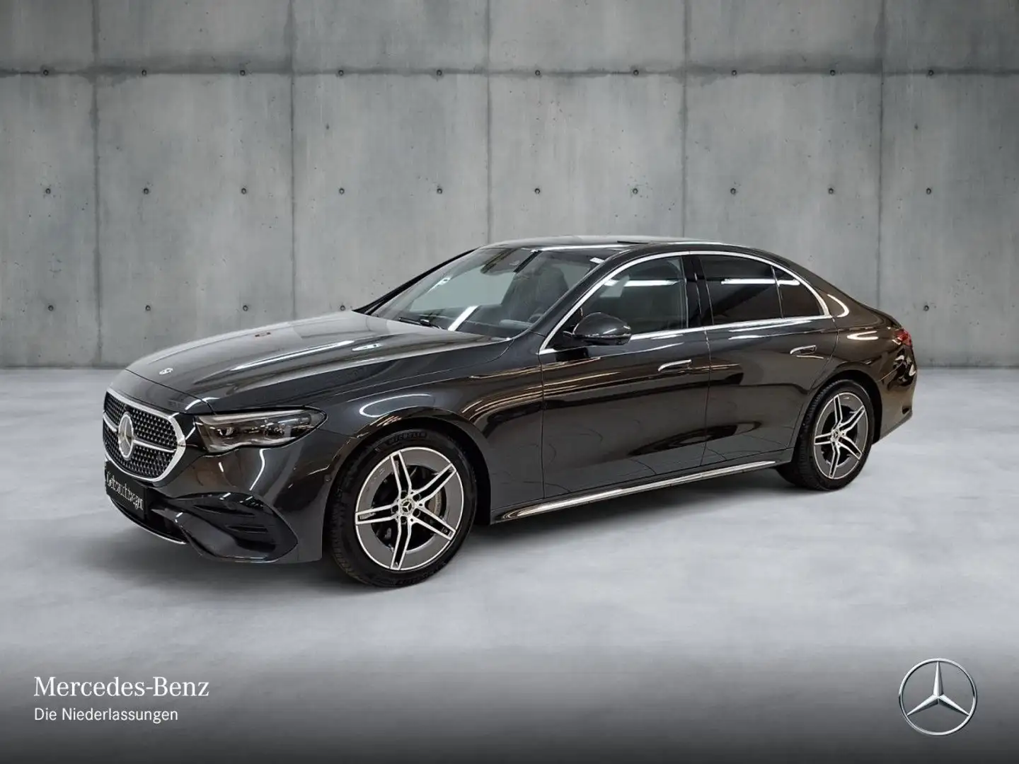 Mercedes-Benz E 450 4M AMG Fahrass 360° Distr+ Spurhalt-Ass PTS Grau - 2