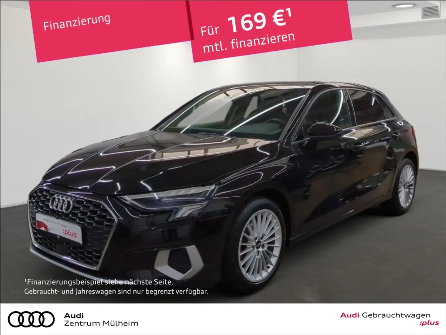 Audi A3 Sportback 30 TFSI Navi virtual AHK APS Plus Schwarz - 1