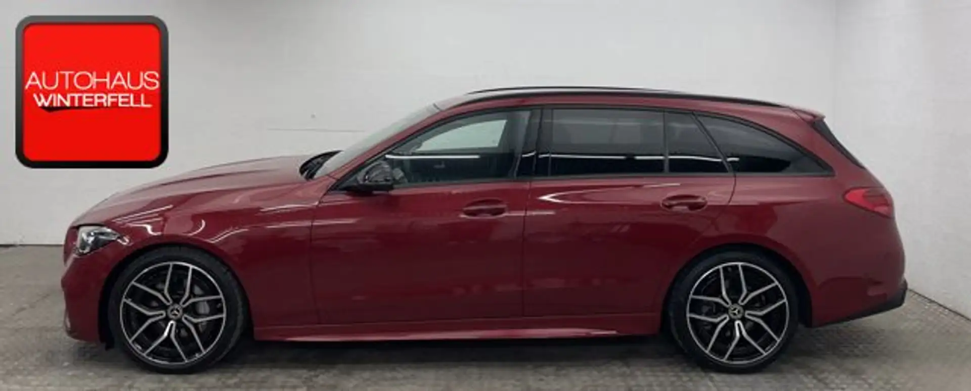 Mercedes-Benz C 300 T 4M AMG NIGHT STANDHEIZUNG+DIGITAL+MBUX+ Rot - 2