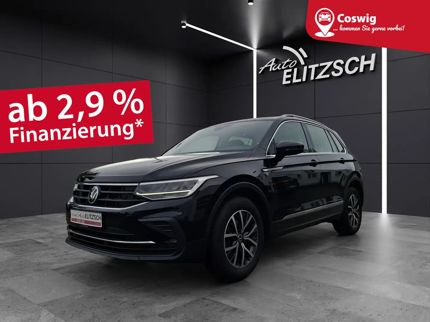 Volkswagen Tiguan TSI Life DSG LED Navi Pano ACC PDC SH Schwarz - 1