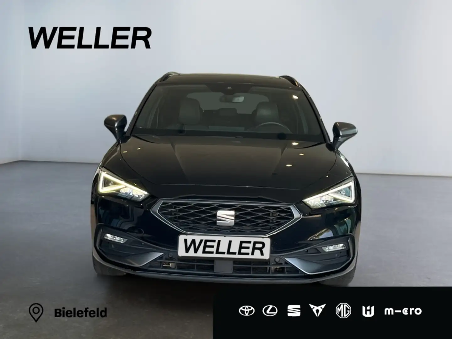 SEAT Leon 2.0 TDI DSG FR *AHK*LED*Pano*Kessy*CarPlay* Schwarz - 2