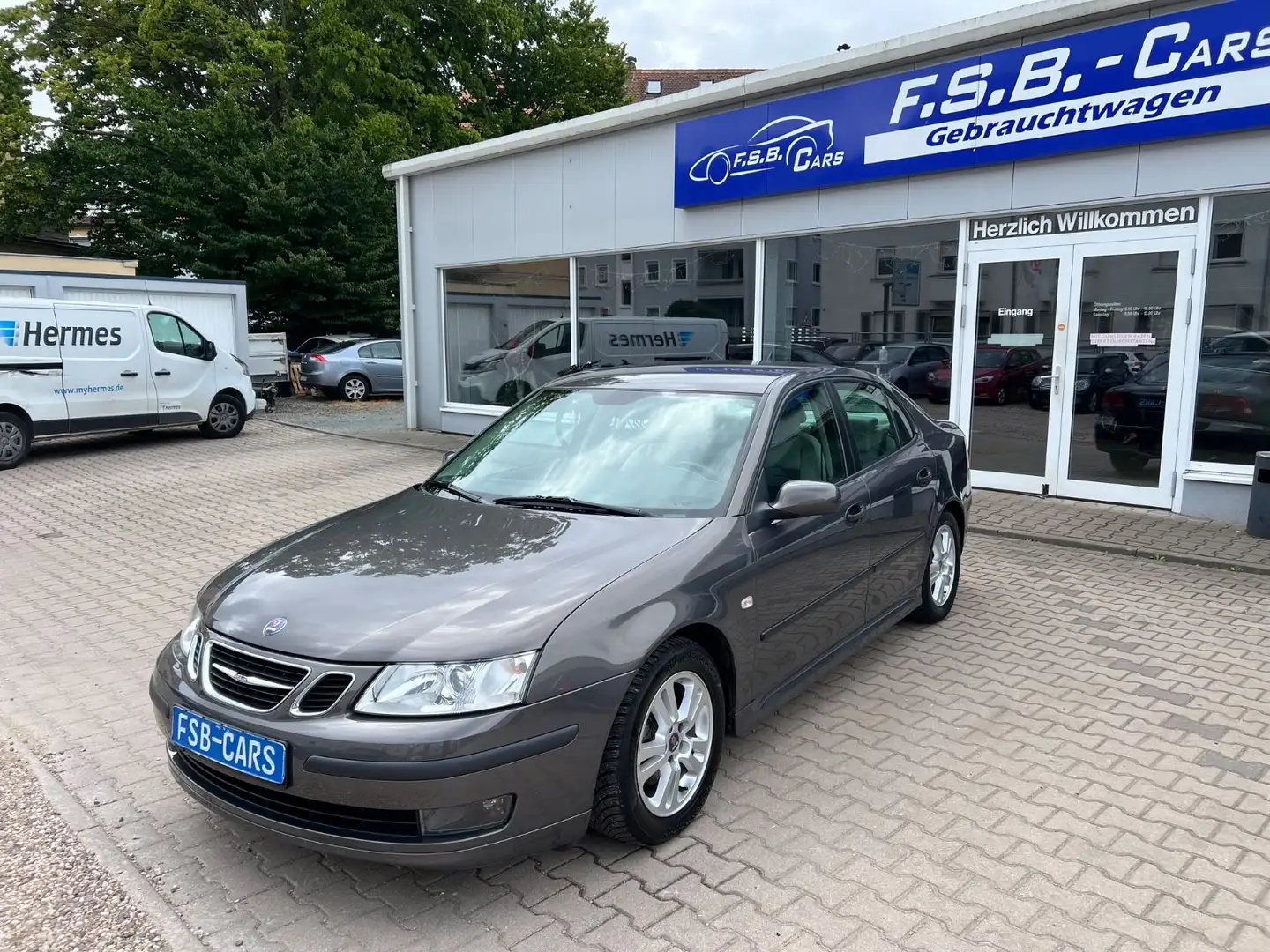 Saab 9-3 Lim. 1.9 TiD Vector Leder Klimaanlage 1-Hand Grau - 1