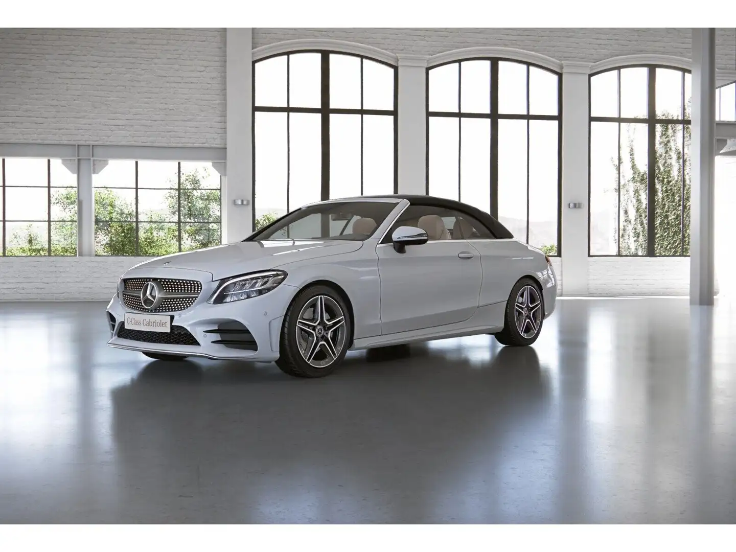 Mercedes-Benz C 180 Cabriolet Navi PTS SHZ LED Keyl Park-Assist Weiß - 2