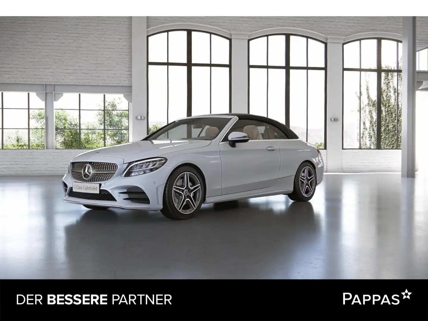 Mercedes-Benz C 180 Cabriolet Navi PTS SHZ LED Keyl Park-Assist Weiß - 1