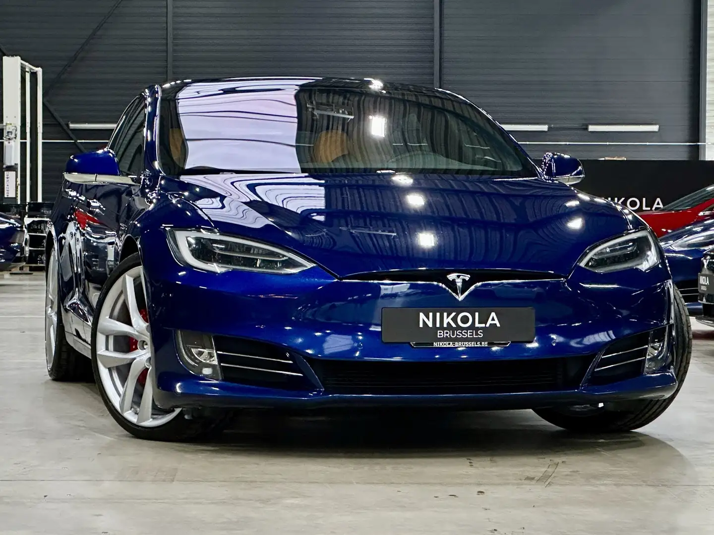 Tesla Model S PERFORMANCE - 21" WHEELS - RAVEN Bleu - 1