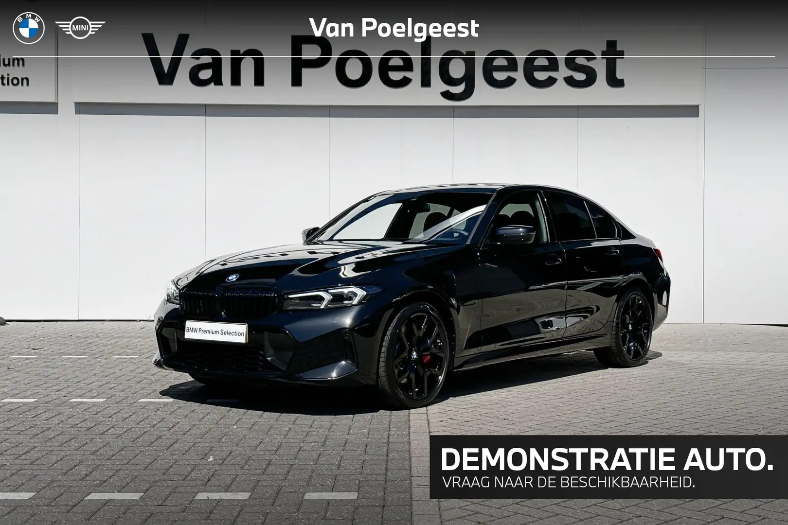 BMW 330 3 Serie Sedan 330e Noir - 1