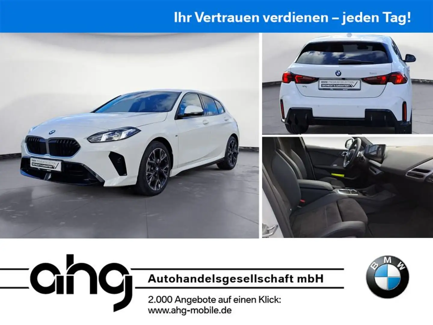 BMW 120 Steptronic M Sportpaket Klimaaut. Sportsitze Blanc - 1
