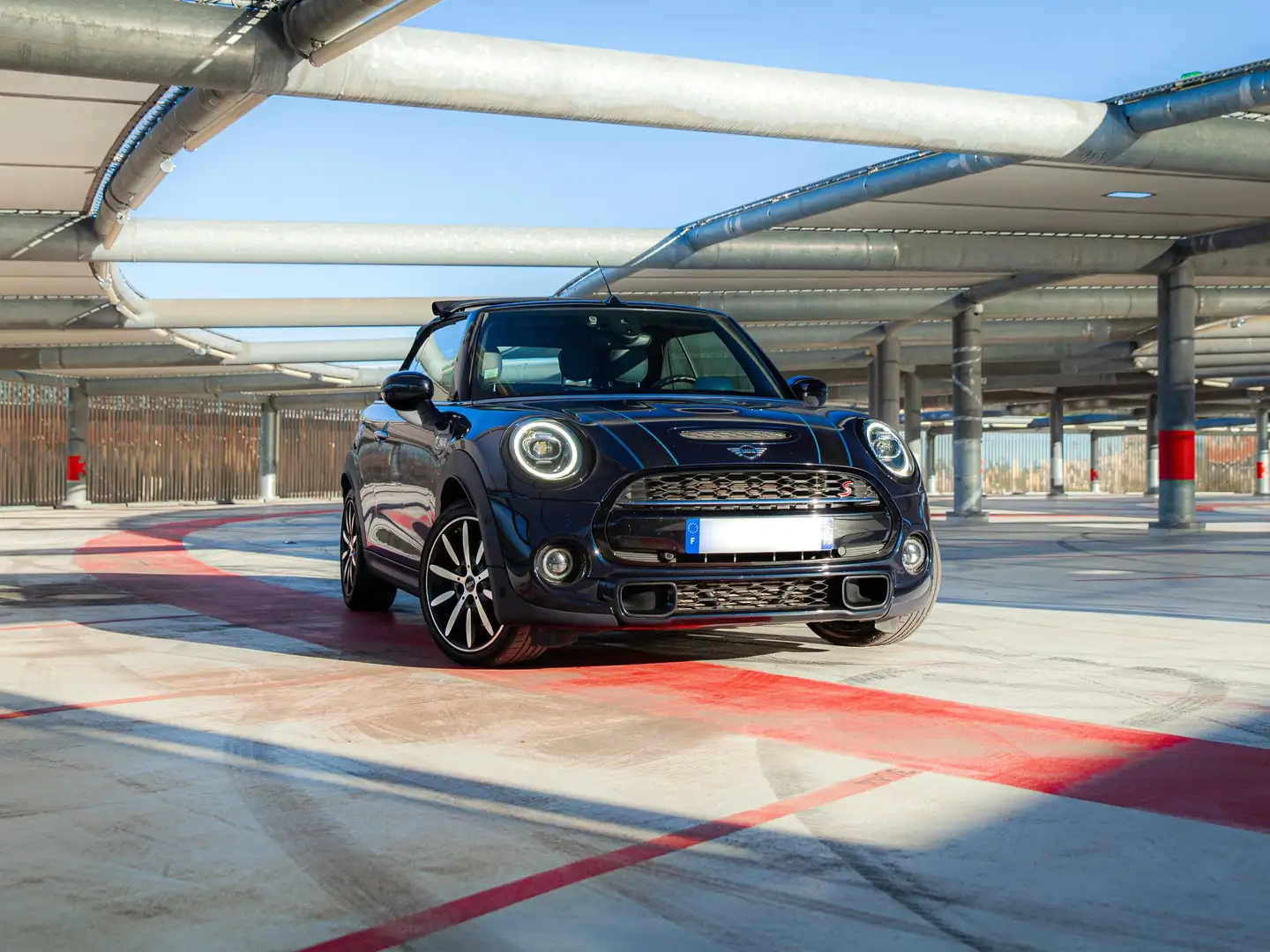 MINI Cooper S Cabrio Mini 178 ch BVA8 Finition Sidewalk Azul - 2