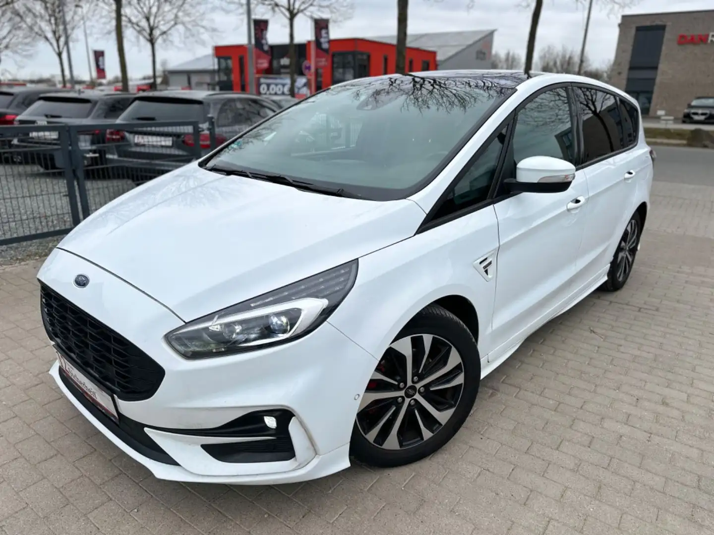 Ford S-Max S-MAX ST-Line Pano ACC Leder Kamera 7-Sitze VOLL Biały - 1
