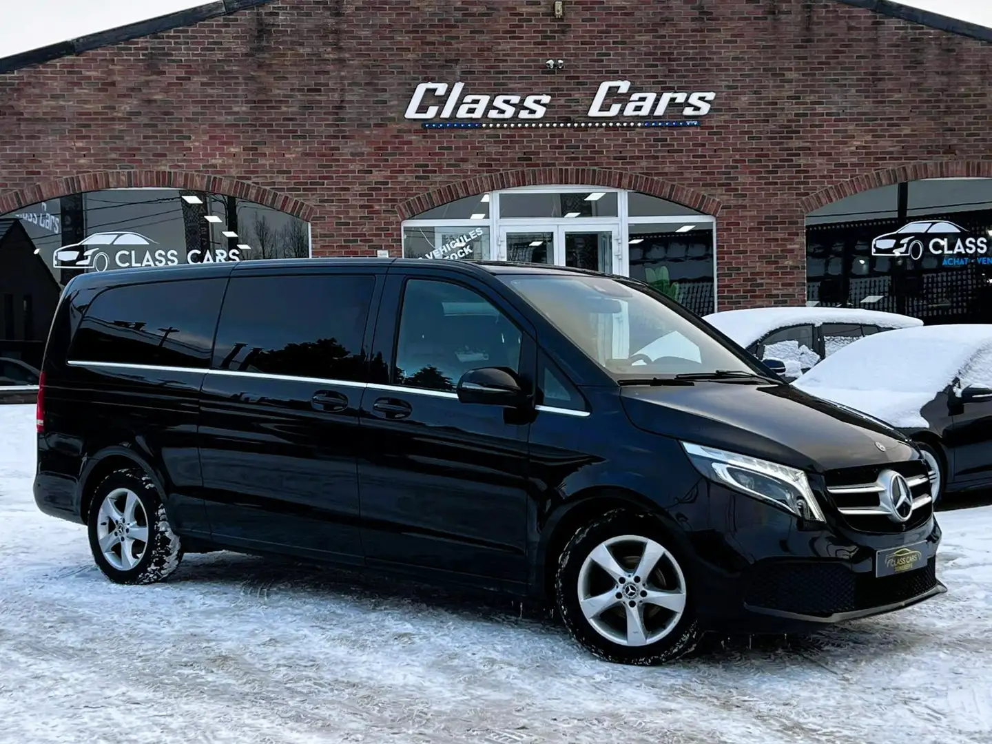 Mercedes-Benz V 220 d AUTO 8 PLACES CAM360 NAVI 1ER MAIN CARNET EUR6dt Noir - 2