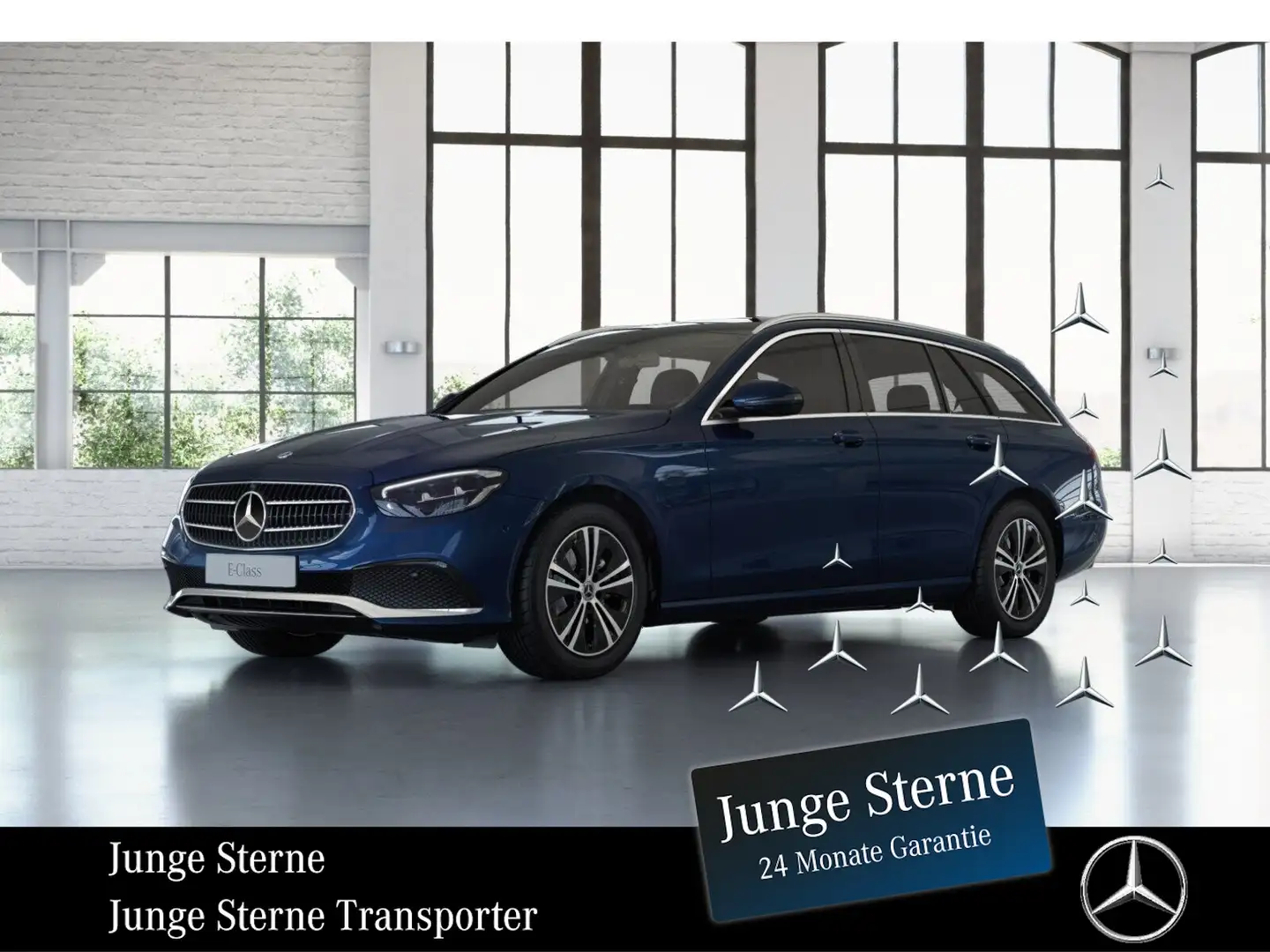 Mercedes-Benz E 220 d T-Modell *AVANTGARDE*MBUX*PANO*AHK*360°* Blau - 1
