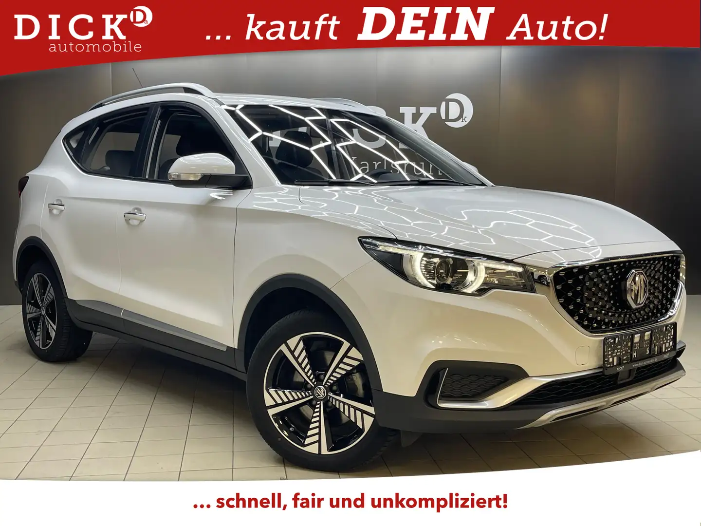 MG ZS Comf LEDER+NAVI+LED+SHZ+KAMERA+MFL+DAB+ACC Weiß - 1