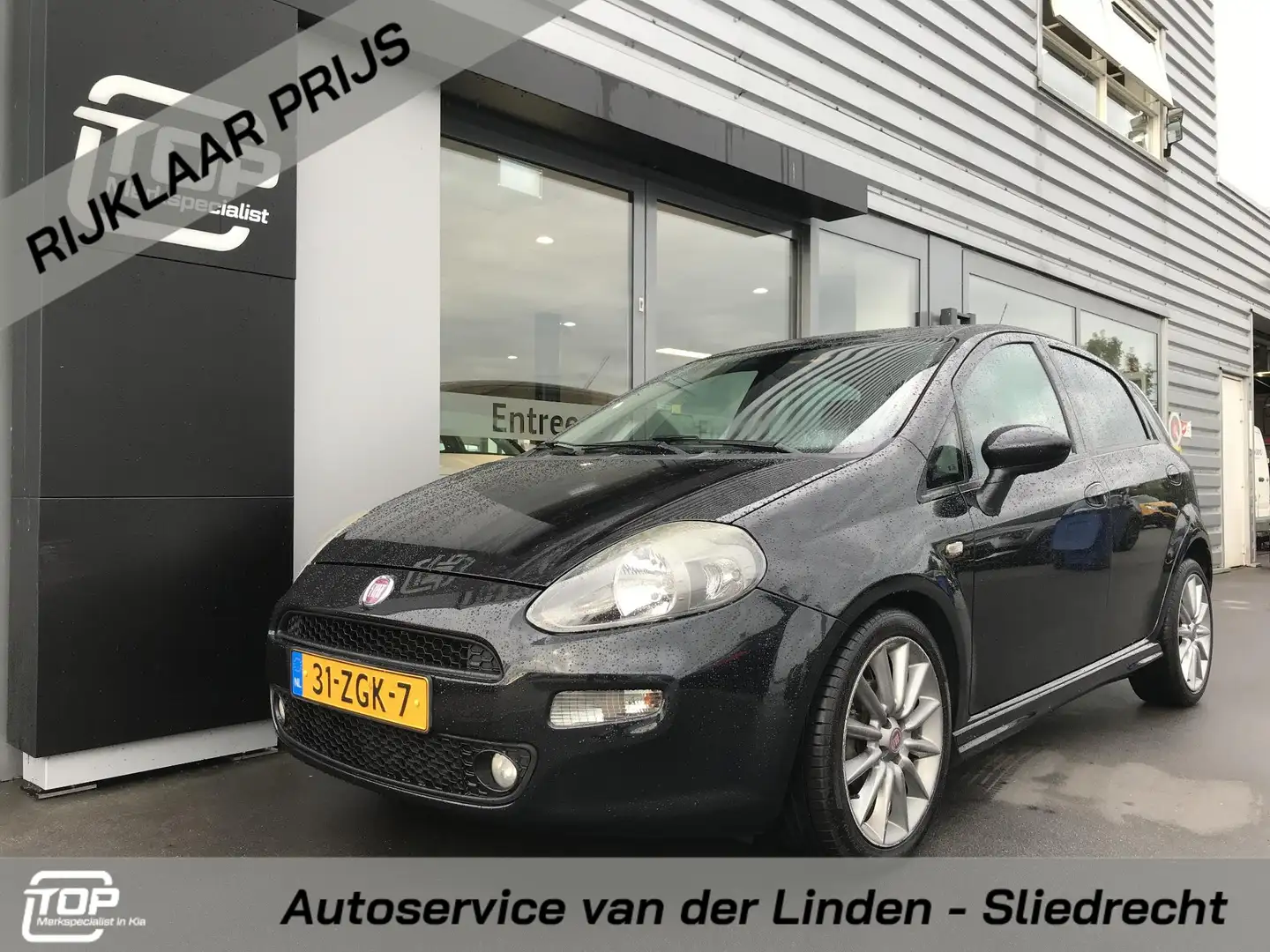 Fiat Punto Evo 0.9 TwinAir Sport Zwart - 1
