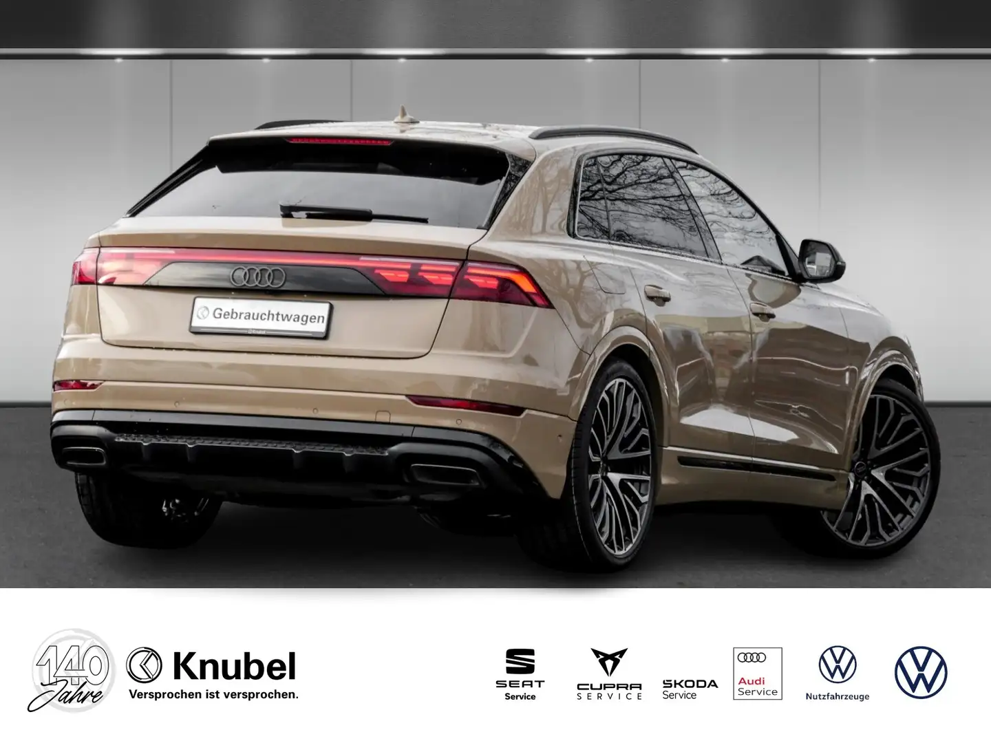 Audi Q8 S line 50 TDI Ass+ Laser 23" B&O AHK Pano Luftf. Gold - 2