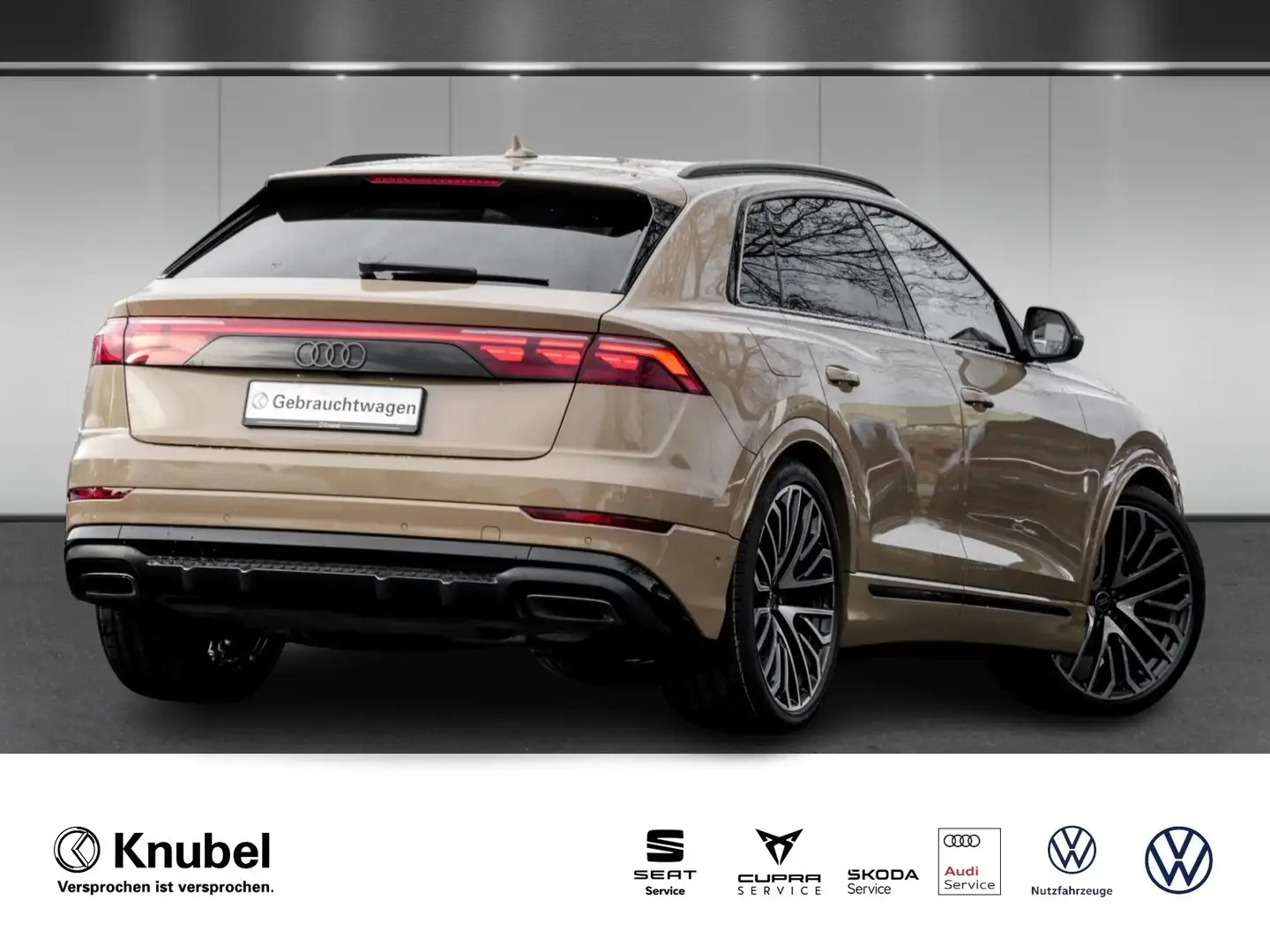 Audi Q8 S line 50 TDI Ass+ Laser 23" B&O AHK Pano Luftf. Gold - 2