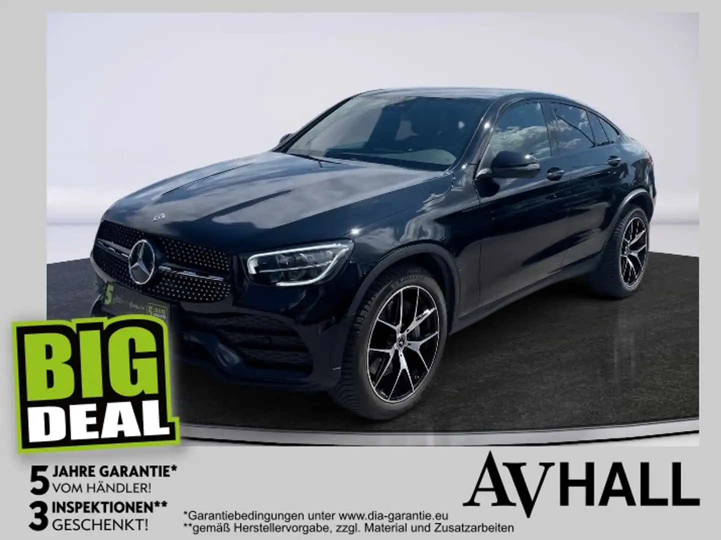 Mercedes-Benz GLC 220 d Coupe 4MATIC Rückfahrkamera,Navi Schwarz - 1