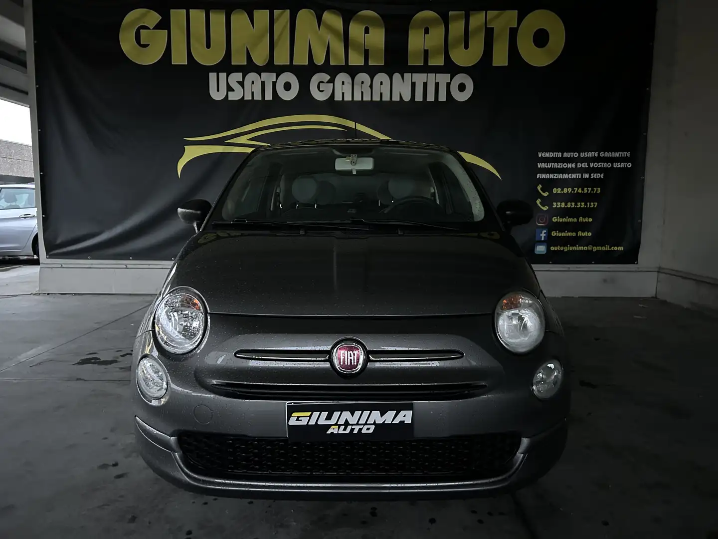 Fiat 500 500 1.2 Lounge 69cv Gris - 2