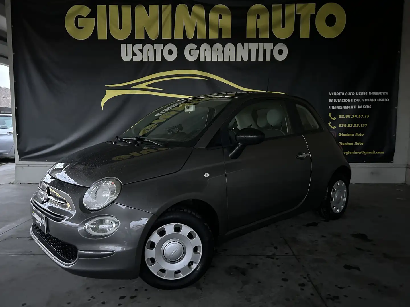 Fiat 500 500 1.2 Lounge 69cv Gris - 1
