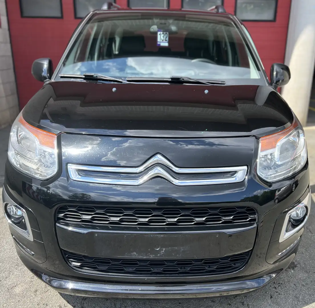 Citroen C3 Picasso 1.2 PureTech Exclusive + CLIM + NAVI + CAR-PASS Noir - 2