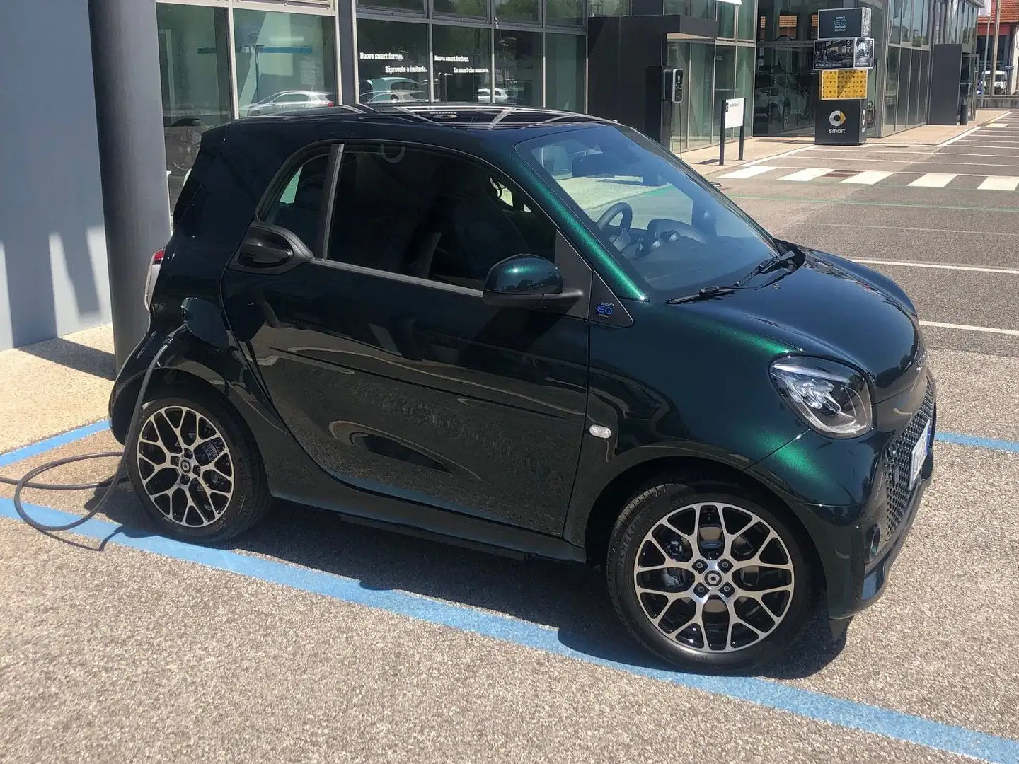 smart forTwo Fortwo eq racingreen 22kW Verde - 1