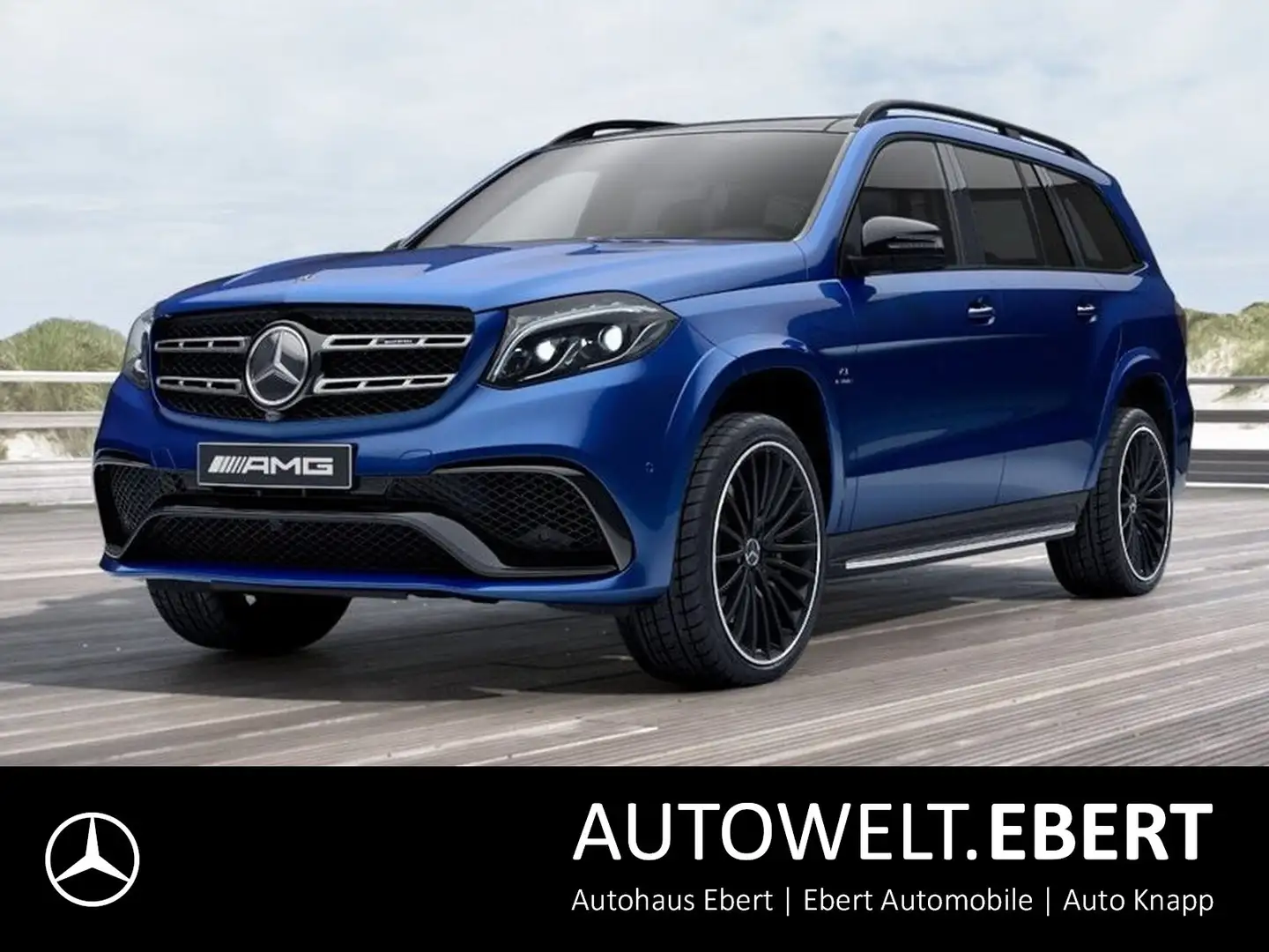 Mercedes-Benz GLS 63 AMG GLS63AMG Standhz B&O Drivers AHK Masage ACS Pano Blau - 1