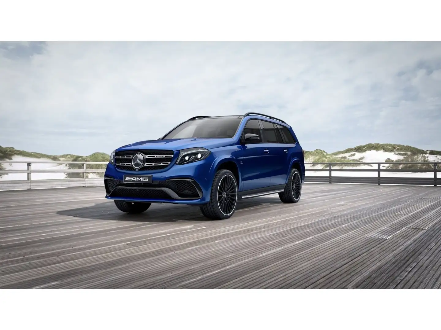 Mercedes-Benz GLS 63 AMG GLS63AMG Standhz B&O Drivers AHK Masage ACS Pano Blau - 2