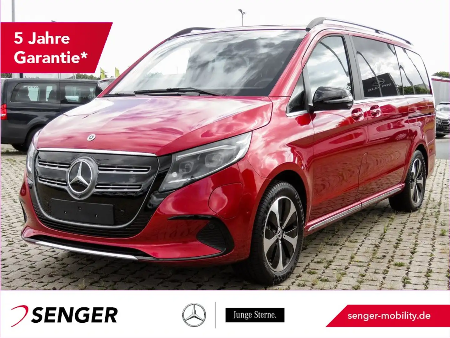 Mercedes-Benz EQV 300 Avantgarde MBUX AIRMATIC Distronic 360° Rouge - 1