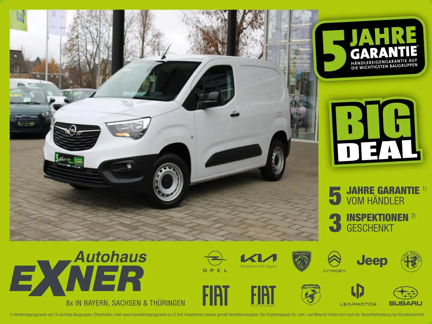 Opel Combo E Cargo 1.2 Turbo inkl. 5 Jahre Garantie G5 Weiß - 1