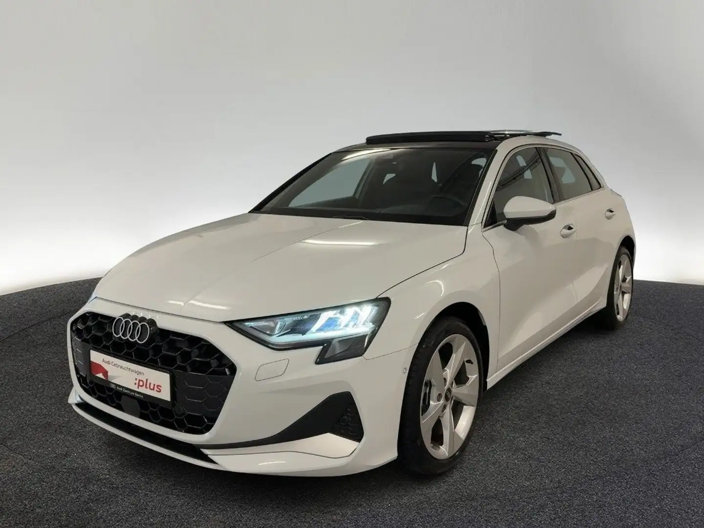 Audi A3 Advanced 30 TFSI S tr. STDHZG PANO Weiß - 2