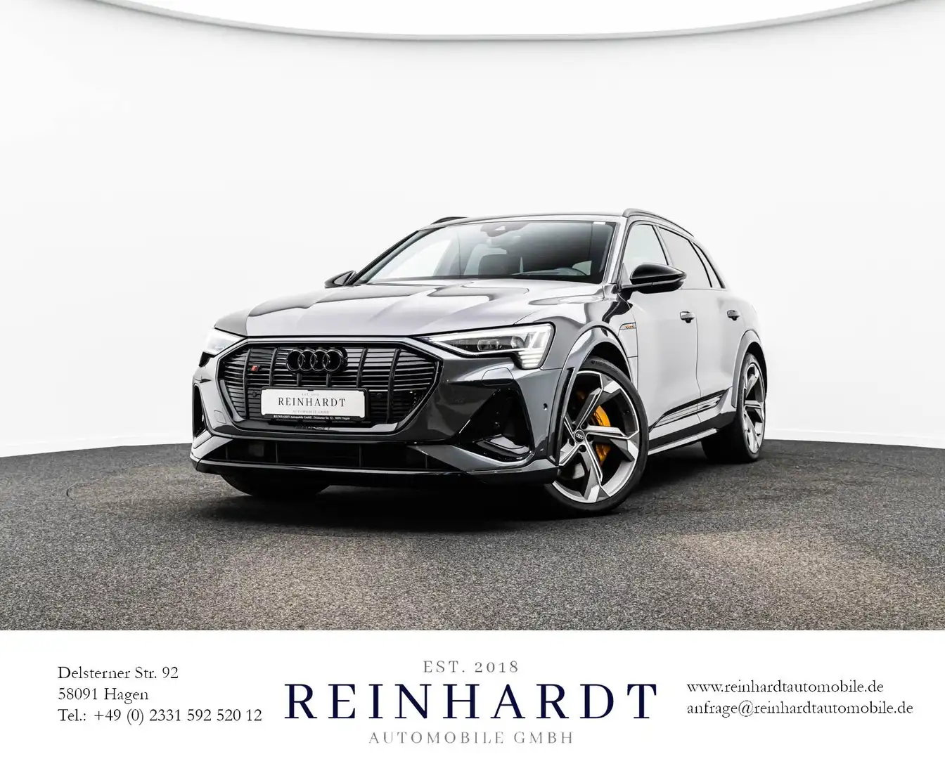 Audi e-tron S BLACK 22Z./MATRIX/ACC/HuD/PANO/AHK/B&O Gris - 1