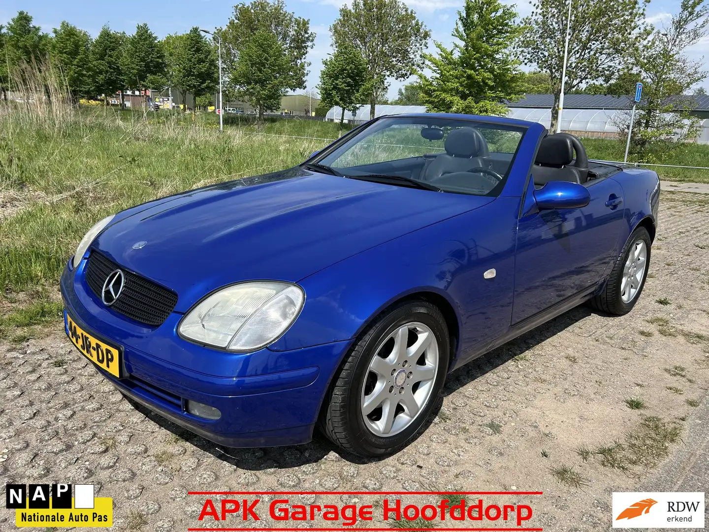 Mercedes-Benz SLK 200 AIRCO / Leer Blauw - 1