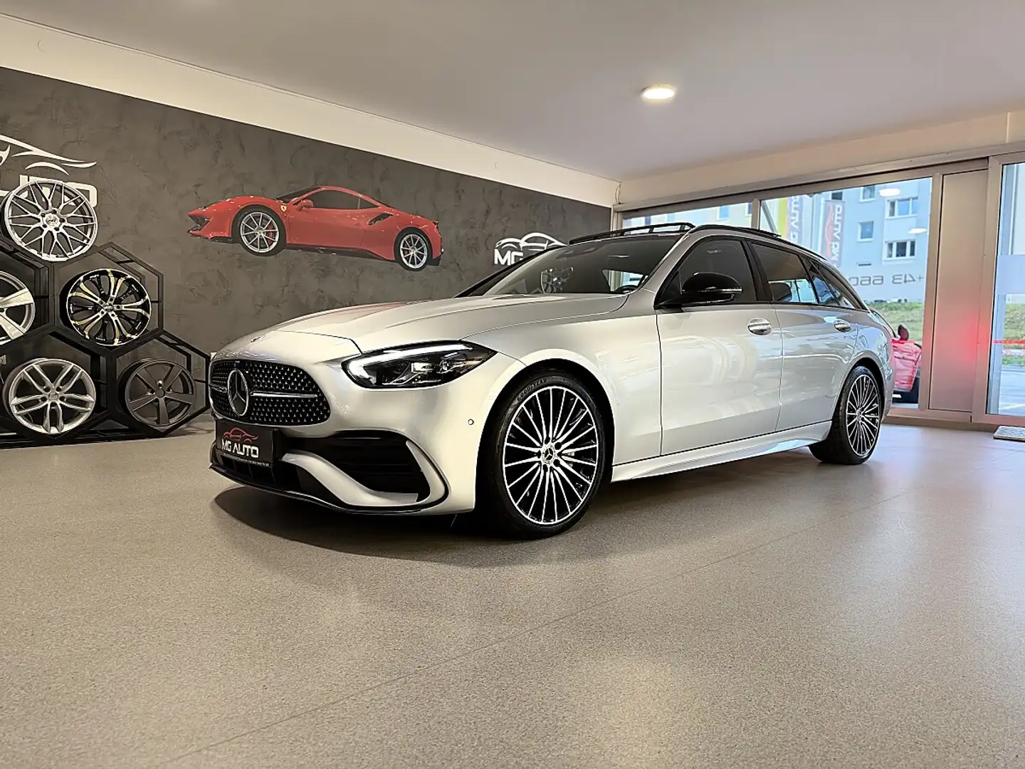 Mercedes-Benz C 220 d AMG-LINE 4Matic *PANO*HEAD-UP*SHZ*VOLL AUSSTA... Grau - 1