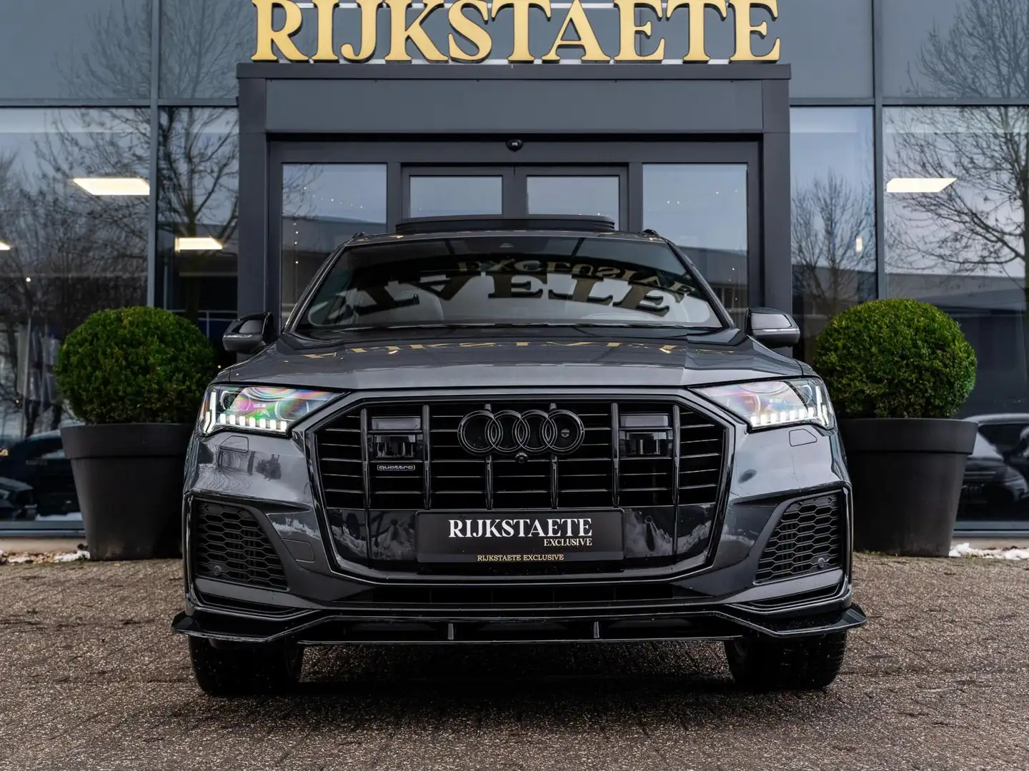 Audi Q7 60 TFSI e Quattro S-Line|PANO|MEMORY|ACC|LUCHTVERI Gris - 2