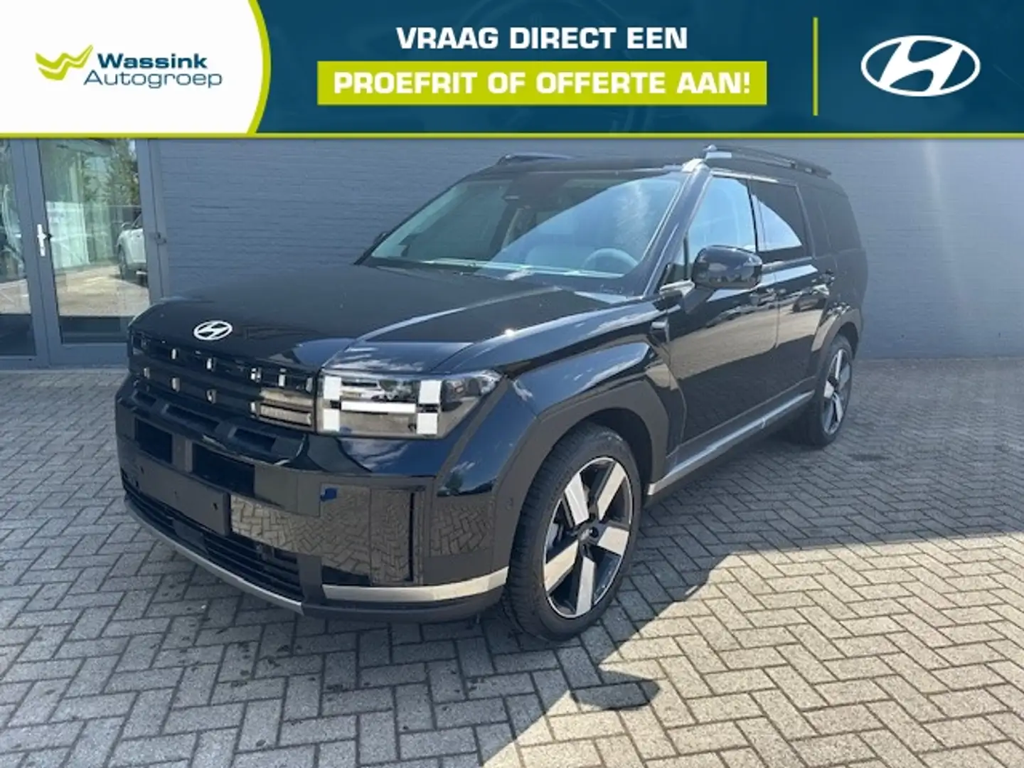 Hyundai SANTA FE New 1.6 T-GDi MX5 PHEV 7pl Premium Zwart - 1