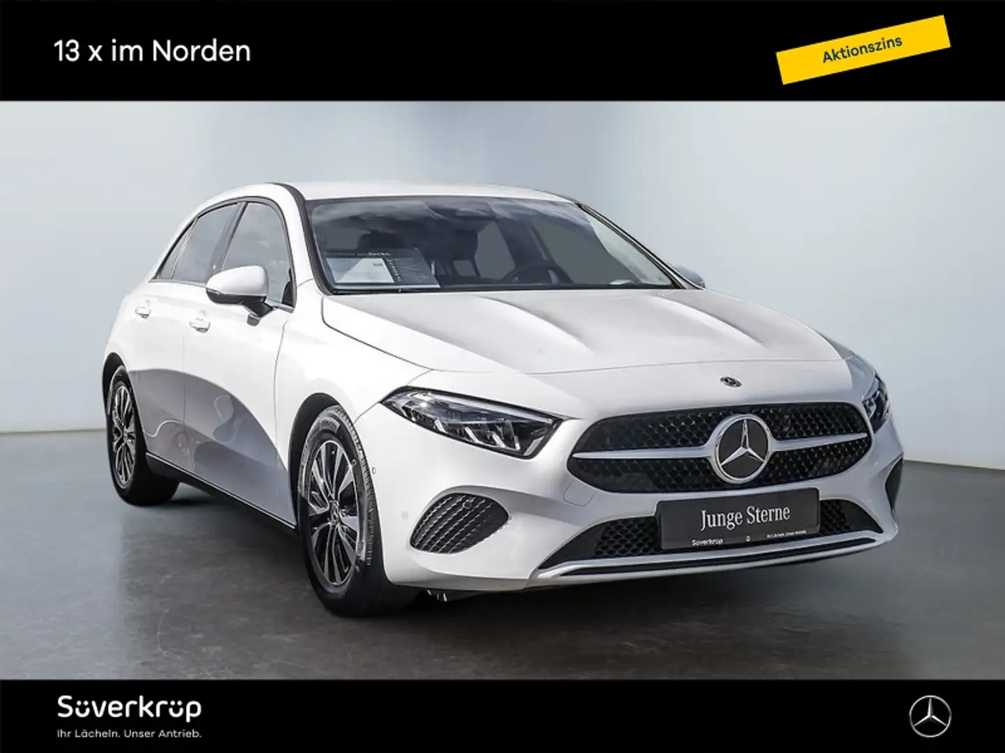 Mercedes-Benz A 180 d Kamera Navi LED PSC SHZ Spur DAB Weiß - 1