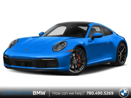 Blue 2022 Porsche 911 Coupe All-Wheel Drive Automatic