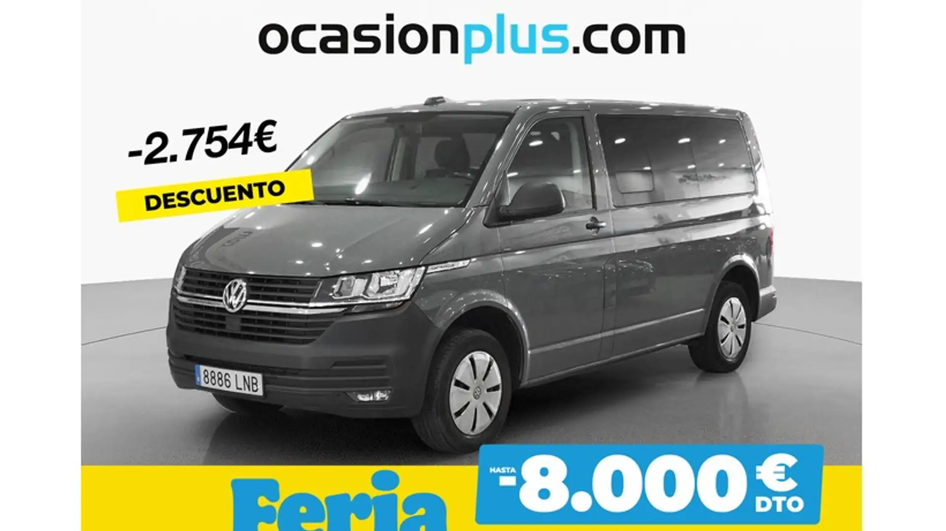 Volkswagen T5 Caravelle 2.0TDI Comfortline Gris - 1