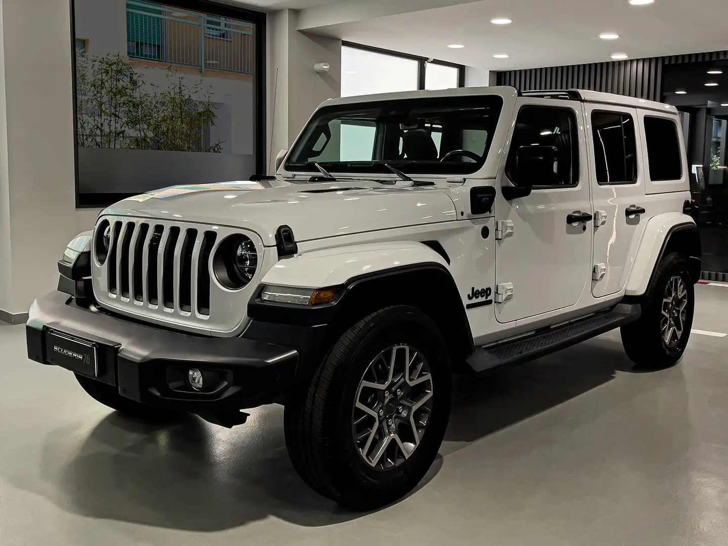 Jeep Wrangler Unlimited 2.0 atx phev Sahara 4xe auto HARD TOP Blanc - 1