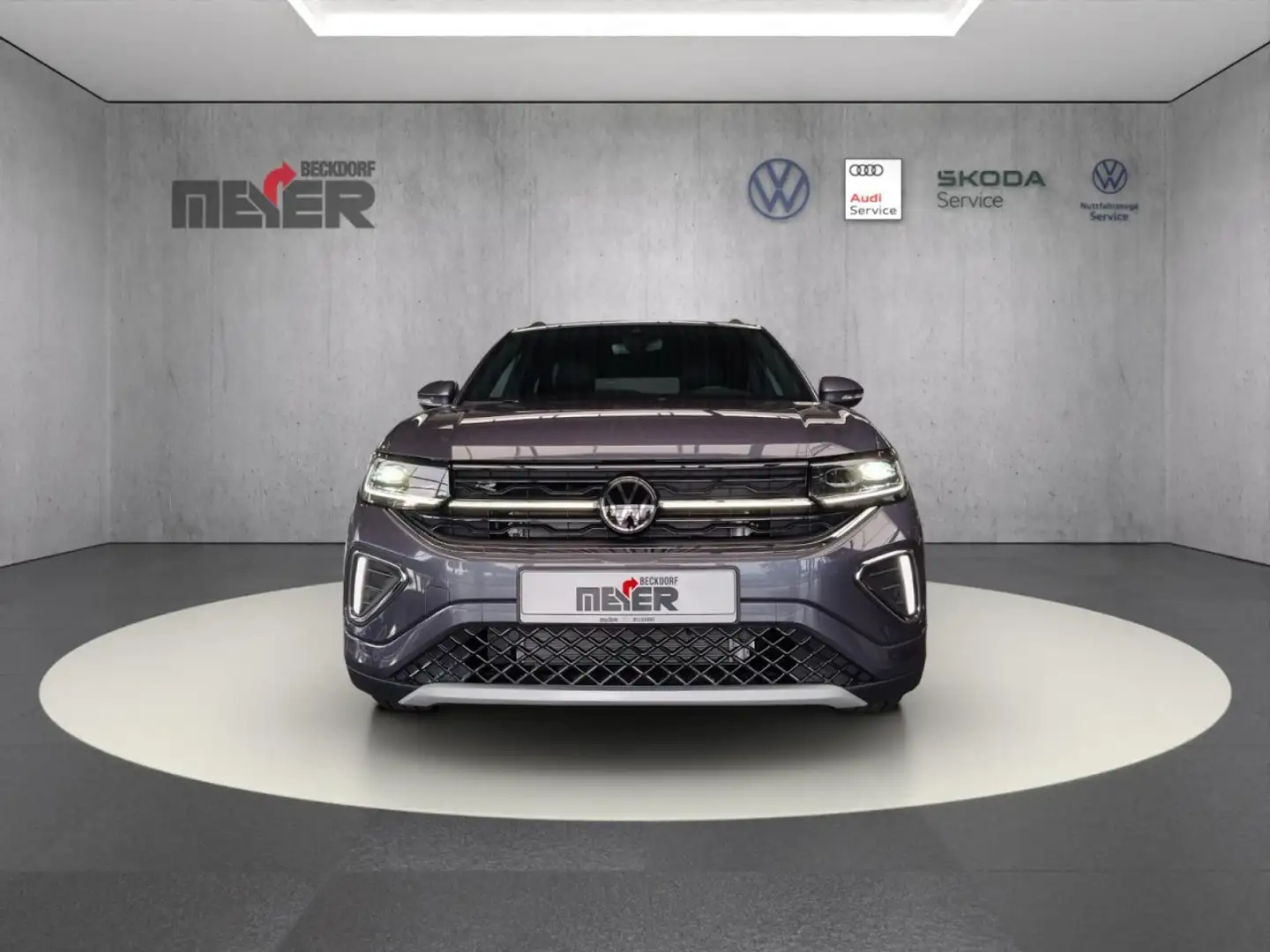 Volkswagen T-Cross R-Line 1.0 TSI DSG Klima Navi Rückfahrkamera Grau - 2