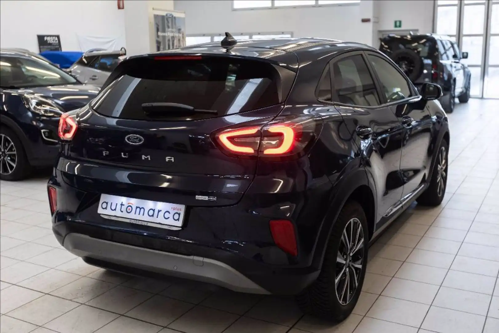 Ford Puma 1.0 ecoboost h Titanium s&s 125cv auto Bleu - 2