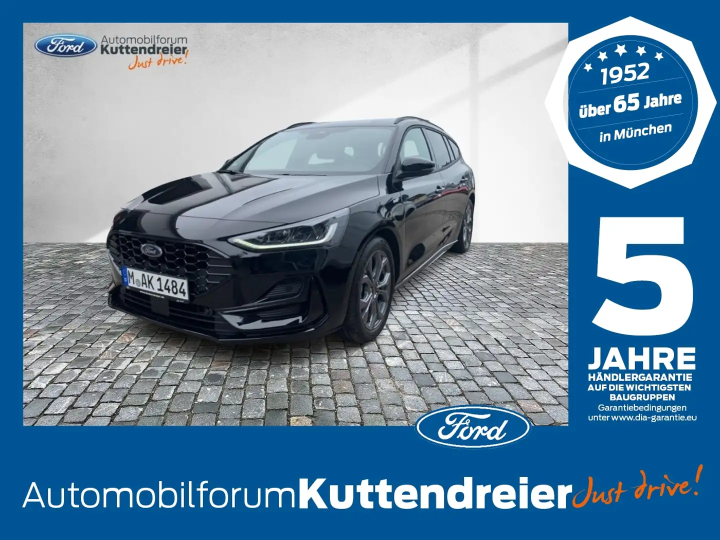 Ford Focus Turnier 1.0 EcoBoost MildHybrid ST-Line X Schwarz - 1
