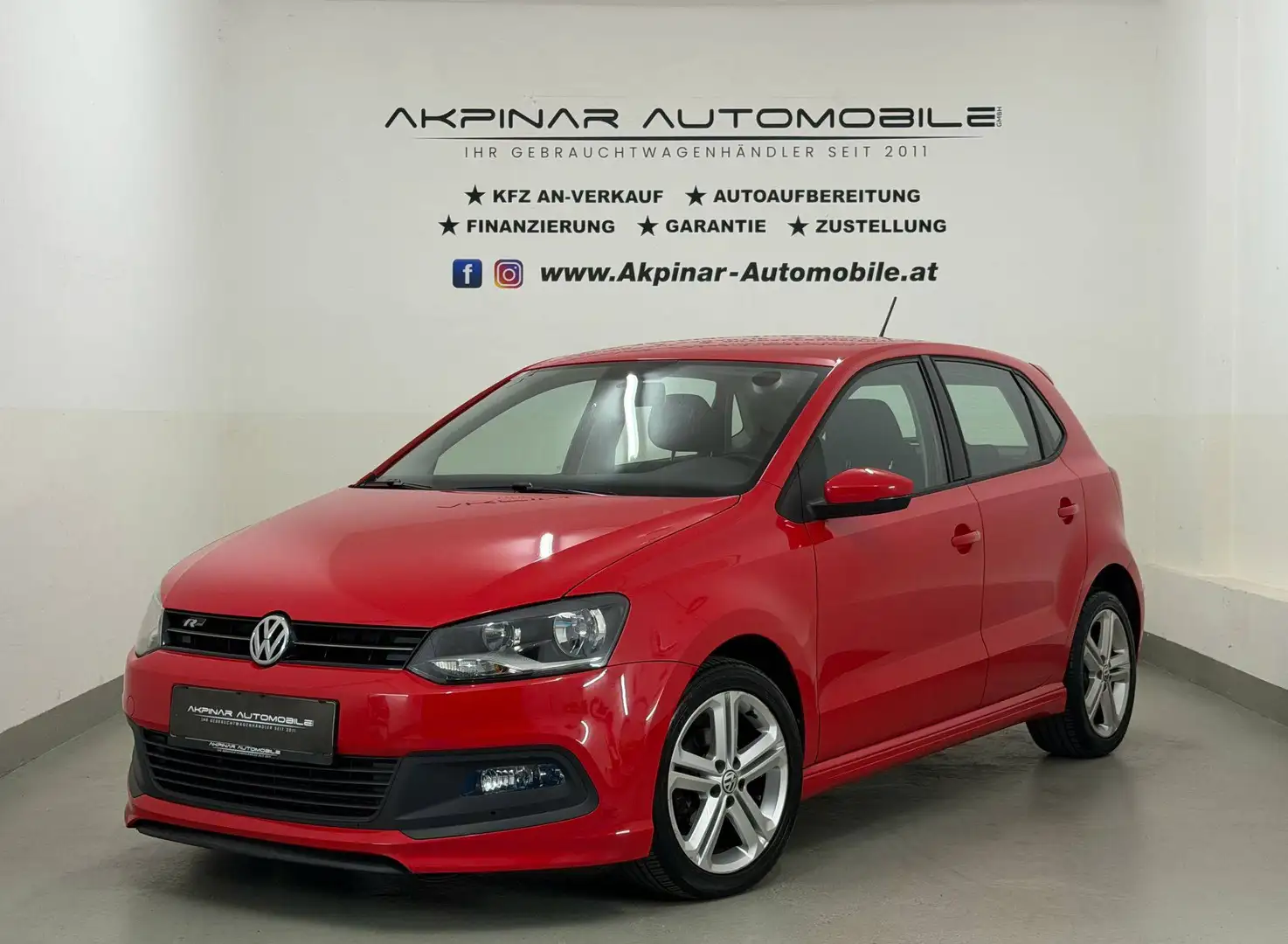 Volkswagen Polo 4Sports 1,2 R-Line ab 135€/Mo Rot - 1